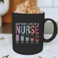 Battery Life Of A Nurse School Teacher Appreciation Graphic Print Coffee Mug, novelty gifts, funny gifts
