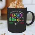 Battery Life Of A School Teacher Monday To Friday For Men Women Graphic Print Coffee Mug, novelty gifts, funny gifts Battery Life Of A School Teacher Monday To Friday For Men Women Graphic Print Coffee Mug, novelty gifts, funny gifts