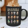 How To Become A Better Reader Animals Reading Teacher Graphic Print Coffee Mug, novelty gifts, funny gifts How To Become A Better Reader Animals Reading Teacher Graphic Print Coffee Mug, novelty gifts, funny gifts