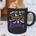 The Best Teachers Are A Bit Batty Teacher Bat Halloween Graphic Print Coffee Mug, novelty gifts, funny gifts