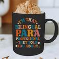 Bilingual Paraeducator Paraprofessional Parapro Teachers Graphic Print Coffee Mug, novelty gifts, funny gifts Bilingual Paraeducator Paraprofessional Parapro Teachers Graphic Print Coffee Mug, novelty gifts, funny gifts