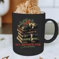 All Booked For Christmas Christmas Book Tree For Teacher For Men Women Kids Graphic Print Coffee Mug, novelty gifts, funny gifts