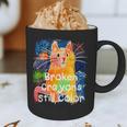 Broken Crayons Still Color Cat Teacher Graphic Print Coffee Mug, novelty gifts, funny gifts