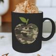 Camo Apple Camouflage Clothing School Student Camo Teacher Men Women Kids Graphic Print Coffee Mug, novelty gifts, funny gifts Camo Apple Camouflage Clothing School Student Camo Teacher Men Women Kids Graphic Print Coffee Mug, novelty gifts, funny gifts