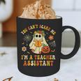 You Can't Scare Me I'm A School Teachers Assistant Halloween Graphic Print Coffee Mug, novelty gifts, funny gifts