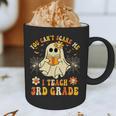 You Can't Scare Me I Teach 3rd Grade Halloween Teacher Ghost Graphic Print Coffee Mug, novelty gifts, funny gifts
