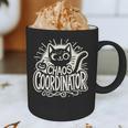 Cat Chaos Coordinator For Women Mom Halloween Teacher Graphic Print Coffee Mug, novelty gifts, funny gifts