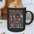 Childcare Teacher Negotiate With Toddlers Daycare Provider Men Women Girls Kids Graphic Print Coffee Mug, novelty gifts, funny gifts