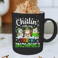Chillin With My Pre-K Snowmies Christmas Teacher Xmas Graphic Print Coffee Mug, novelty gifts, funny gifts