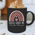 Coffee Gives Me Teacher Powers Leopard Rainbow Teacher Graphic Print Coffee Mug, novelty gifts, funny gifts Coffee Gives Me Teacher Powers Leopard Rainbow Teacher Graphic Print Coffee Mug, novelty gifts, funny gifts