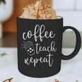 Coffee Teach Repeat Cute Costume Teacher Coffee Lover Graphic Print Coffee Mug, novelty gifts, funny gifts Coffee Teach Repeat Cute Costume Teacher Coffee Lover Graphic Print Coffee Mug, novelty gifts, funny gifts