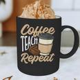 Coffee Teach Repeat Teacher Graphic Print Coffee Mug, novelty gifts, funny gifts Coffee Teach Repeat Teacher Graphic Print Coffee Mug, novelty gifts, funny gifts