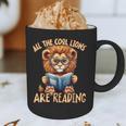 All The Cool Lions Are Reading Lion Teacher Men Women Kids Graphic Print Coffee Mug, novelty gifts, funny gifts All The Cool Lions Are Reading Lion Teacher Men Women Kids Graphic Print Coffee Mug, novelty gifts, funny gifts