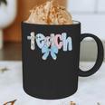 Coquette Bow Teach Teacher Happy First Day Back To School Graphic Print Coffee Mug, novelty gifts, funny gifts Coquette Bow Teach Teacher Happy First Day Back To School Graphic Print Coffee Mug, novelty gifts, funny gifts