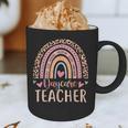 Cute Daycare Teacher Rainbow Leopard Print Childcare Worker Graphic Print Coffee Mug, novelty gifts, funny gifts