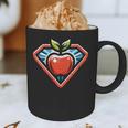 Cute Distressed Super Teacher Superhero Apple Graphic Print Coffee Mug, novelty gifts, funny gifts Cute Distressed Super Teacher Superhero Apple Graphic Print Coffee Mug, novelty gifts, funny gifts