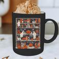 Cute Ghost Book Reading Books Lover Spooky Teacher Halloween Graphic Print Coffee Mug, novelty gifts, funny gifts