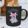 Cute Ghost Book Reading Halloween Teacher Top Girls Women Graphic Print Coffee Mug, novelty gifts, funny gifts