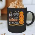 Cute Teacher Halloween For Women Men Teacher Pumpkin Graphic Print Coffee Mug, novelty gifts, funny gifts