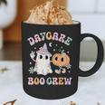 Daycare Boo Crew Groovy Halloween Floral Ghost Kid Teacher Graphic Print Coffee Mug, novelty gifts, funny gifts