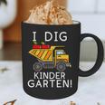I Dig Kindergarten Student Teacher Construction First Day Graphic Print Coffee Mug, novelty gifts, funny gifts