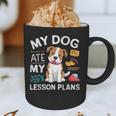 My Dog Ate My Lesson Plan Teacher Back To School Graphic Print Coffee Mug, novelty gifts, funny gifts My Dog Ate My Lesson Plan Teacher Back To School Graphic Print Coffee Mug, novelty gifts, funny gifts