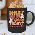 What Are We Doing Today Halloween PE Spooky Teacher Graphic Print Coffee Mug, novelty gifts, funny gifts