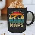 Easily Distracted By Maps Geography Teacher Graphic Print Coffee Mug, novelty gifts, funny gifts Easily Distracted By Maps Geography Teacher Graphic Print Coffee Mug, novelty gifts, funny gifts