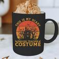 English Teacher Matching This Is My Scary Halloween Costume Graphic Print Coffee Mug, novelty gifts, funny gifts
