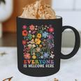 Everyone Is Welcome Here Tshirt Idaho Teacher Support Retro Graphic Print Coffee Mug, novelty gifts, funny gifts Everyone Is Welcome Here Tshirt Idaho Teacher Support Retro Graphic Print Coffee Mug, novelty gifts, funny gifts