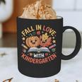 Fall In Love With Kindergarten Autumn Kindergarten Teacher Graphic Print Coffee Mug, novelty gifts, funny gifts Fall In Love With Kindergarten Autumn Kindergarten Teacher Graphic Print Coffee Mug, novelty gifts, funny gifts