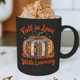 Fall In Love With Learning Book Lover Autumn Pumpkin Teacher Graphic Print Coffee Mug, novelty gifts, funny gifts Fall In Love With Learning Book Lover Autumn Pumpkin Teacher Graphic Print Coffee Mug, novelty gifts, funny gifts