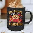 Fall In Love With Learning Pumpkin Thanksgiving Teacher Fall Graphic Print Coffee Mug, novelty gifts, funny gifts Fall In Love With Learning Pumpkin Thanksgiving Teacher Fall Graphic Print Coffee Mug, novelty gifts, funny gifts
