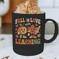 Fall In Love With Learning Retro Autumn Thanksgiving Teacher Graphic Print Coffee Mug, novelty gifts, funny gifts Fall In Love With Learning Retro Autumn Thanksgiving Teacher Graphic Print Coffee Mug, novelty gifts, funny gifts