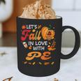 Lets Fall In Love With PE Teacher Thanksgiving Graphic Print Coffee Mug, novelty gifts, funny gifts Lets Fall In Love With PE Teacher Thanksgiving Graphic Print Coffee Mug, novelty gifts, funny gifts