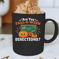 Are You Fall O Ween Directions Halloween Teacher Retro Graphic Print Coffee Mug, novelty gifts, funny gifts