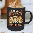 Are You Fall O Ween Directions Teacher Halloween Dog Ghost Graphic Print Coffee Mug, novelty gifts, funny gifts