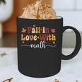 Fall Teacher Fall In Love With Math Math Thanksgiving Graphic Print Coffee Mug, novelty gifts, funny gifts
