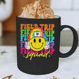Field Trip Squad Groovy Field Day Smile Face Teacher Tie Dye Graphic Print Coffee Mug, novelty gifts, funny gifts Field Trip Squad Groovy Field Day Smile Face Teacher Tie Dye Graphic Print Coffee Mug, novelty gifts, funny gifts