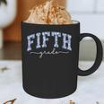 Fifth Grade Coquette Toile Blue Bow Floral Women Teacher Graphic Print Coffee Mug, novelty gifts, funny gifts Fifth Grade Coquette Toile Blue Bow Floral Women Teacher Graphic Print Coffee Mug, novelty gifts, funny gifts