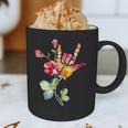 Flower American Sign Language ASL Teacher Teaching Deaf Graphic Print Coffee Mug, novelty gifts, funny gifts Flower American Sign Language ASL Teacher Teaching Deaf Graphic Print Coffee Mug, novelty gifts, funny gifts