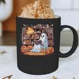 Ghost Book Reading Halloween Books Lover Teacher Graphic Print Coffee Mug, novelty gifts, funny gifts Ghost Book Reading Halloween Books Lover Teacher Graphic Print Coffee Mug, novelty gifts, funny gifts