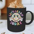 Groovy Retro Lets Learn Today Teacher Student Back To School Graphic Print Coffee Mug, novelty gifts, funny gifts Groovy Retro Lets Learn Today Teacher Student Back To School Graphic Print Coffee Mug, novelty gifts, funny gifts