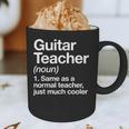 Guitar Teacher Definition Musician Music Men Women Girls Kids Graphic Print Coffee Mug, novelty gifts, funny gifts