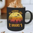 Halloween Costume Teacher Love Brains Zombie Graphic Print Coffee Mug, novelty gifts, funny gifts Halloween Costume Teacher Love Brains Zombie Graphic Print Coffee Mug, novelty gifts, funny gifts