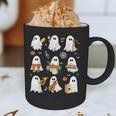 Halloween Ghost Playing Musical Instruments Music Teacher Graphic Print Coffee Mug, novelty gifts, funny gifts Halloween Ghost Playing Musical Instruments Music Teacher Graphic Print Coffee Mug, novelty gifts, funny gifts