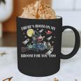 Halloween There's Room On My Broom For You Too Teacher Graphic Print Coffee Mug, novelty gifts, funny gifts
