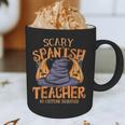 Halloween Scary Spanish Teacher No Costume Required For Men Women Graphic Print Coffee Mug, novelty gifts, funny gifts