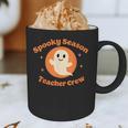 Halloween Teacher Crew Spooky Season Retro Ghost Graphic Print Coffee Mug, novelty gifts, funny gifts Halloween Teacher Crew Spooky Season Retro Ghost Graphic Print Coffee Mug, novelty gifts, funny gifts