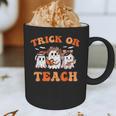 Halloween Teacher Ghosts Trick Or Teach Retro Costume Women Graphic Print Coffee Mug, novelty gifts, funny gifts Halloween Teacher Ghosts Trick Or Teach Retro Costume Women Graphic Print Coffee Mug, novelty gifts, funny gifts